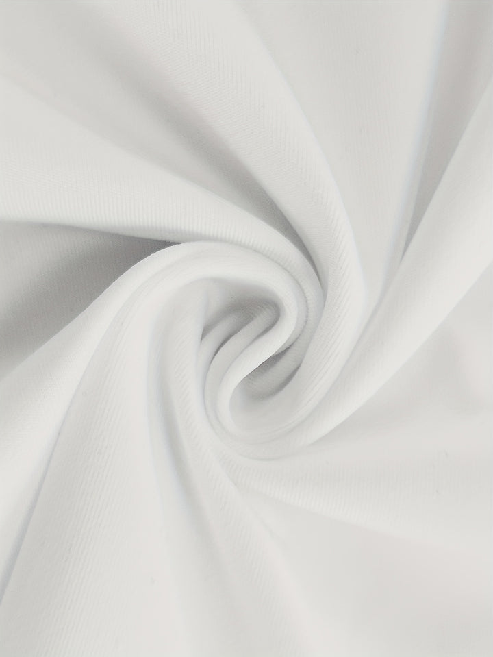 Plus Size Stripe Print Two-piece Set, Crew Neck Long Sleeve Top & Slim Pants Outfits, Women's Plus Size Clothing