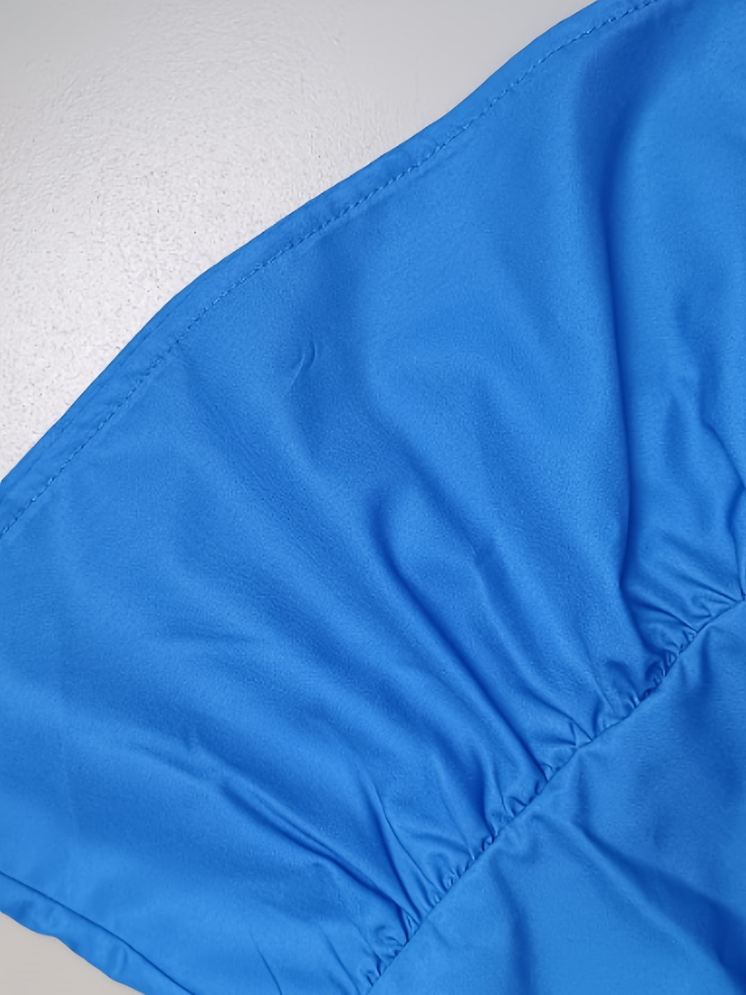 Plus Size Elegant Dress, Women's Plus Floral Print Half Sleeve Ruffle Trim Mock Neck Flowy Dress