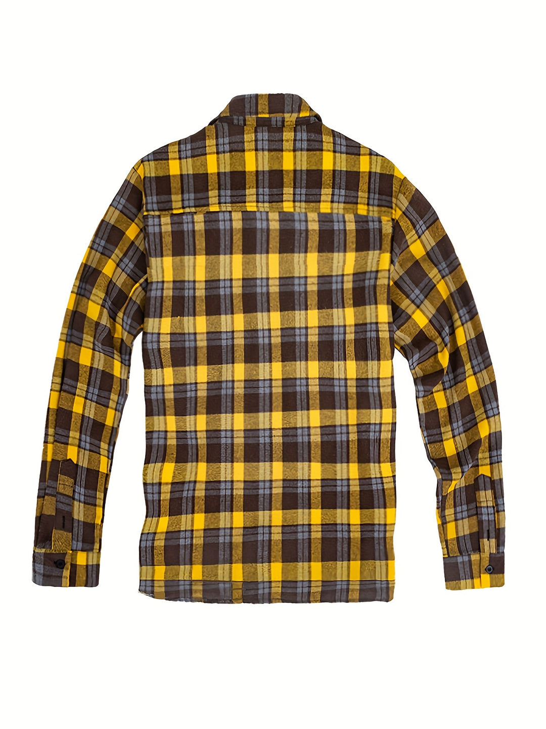 Classic Design Plaid Print Men's Casual Button Up Long Sleeve Shirt, Men's Clothes For Spring Summer Autumn, Tops For Men