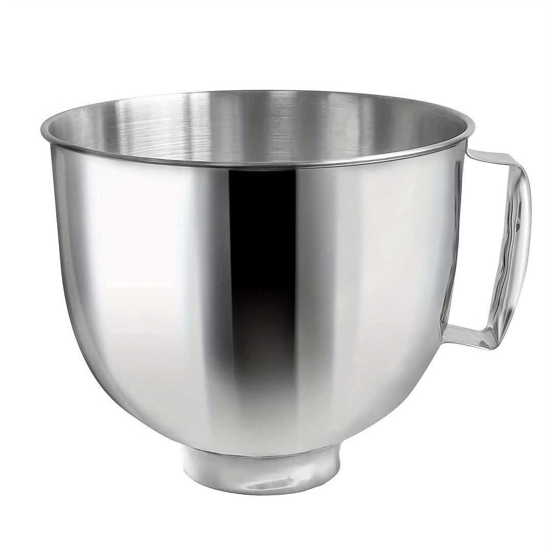 Kitchen Aid Stainless Steel Bowl , Mixer 4.5 And 5 Quart Stainless Steel Bowl,Compatiblewith Kitchenaid Artisan 5KSM125. 5KSM150. 5KSM175. 5KS7580. KSM150.RRK150K45, K45SS, KSM75, KSM90, KSM95, KSM100, KSM103, KSM110