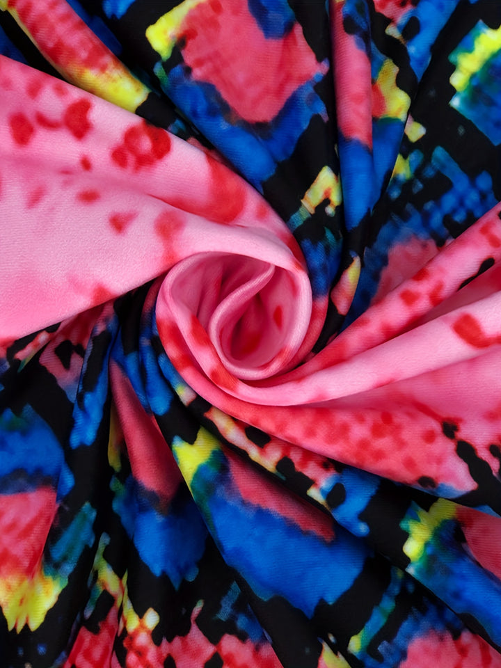 Plus Size Trendy Dress, Women's Plus Snake Print Long Sleeve Mock Neck Bodycon Midi Dress