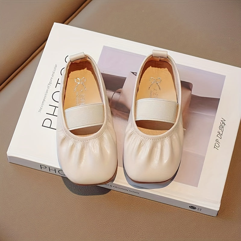 JIAGEYA Trendy Slip On Low Top Loafer Shoes For Girls, Lightweight Comfortable Non Slip Flat Shoes For Indoor Outdoor, All Seasons