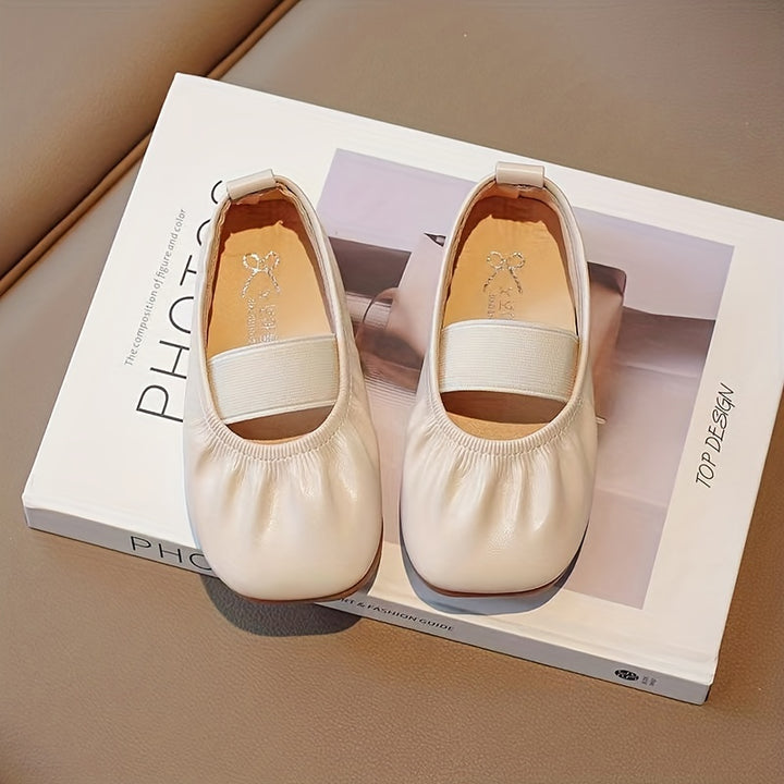 JIAGEYA Trendy Slip On Low Top Loafer Shoes For Girls, Lightweight Comfortable Non Slip Flat Shoes For Indoor Outdoor, All Seasons