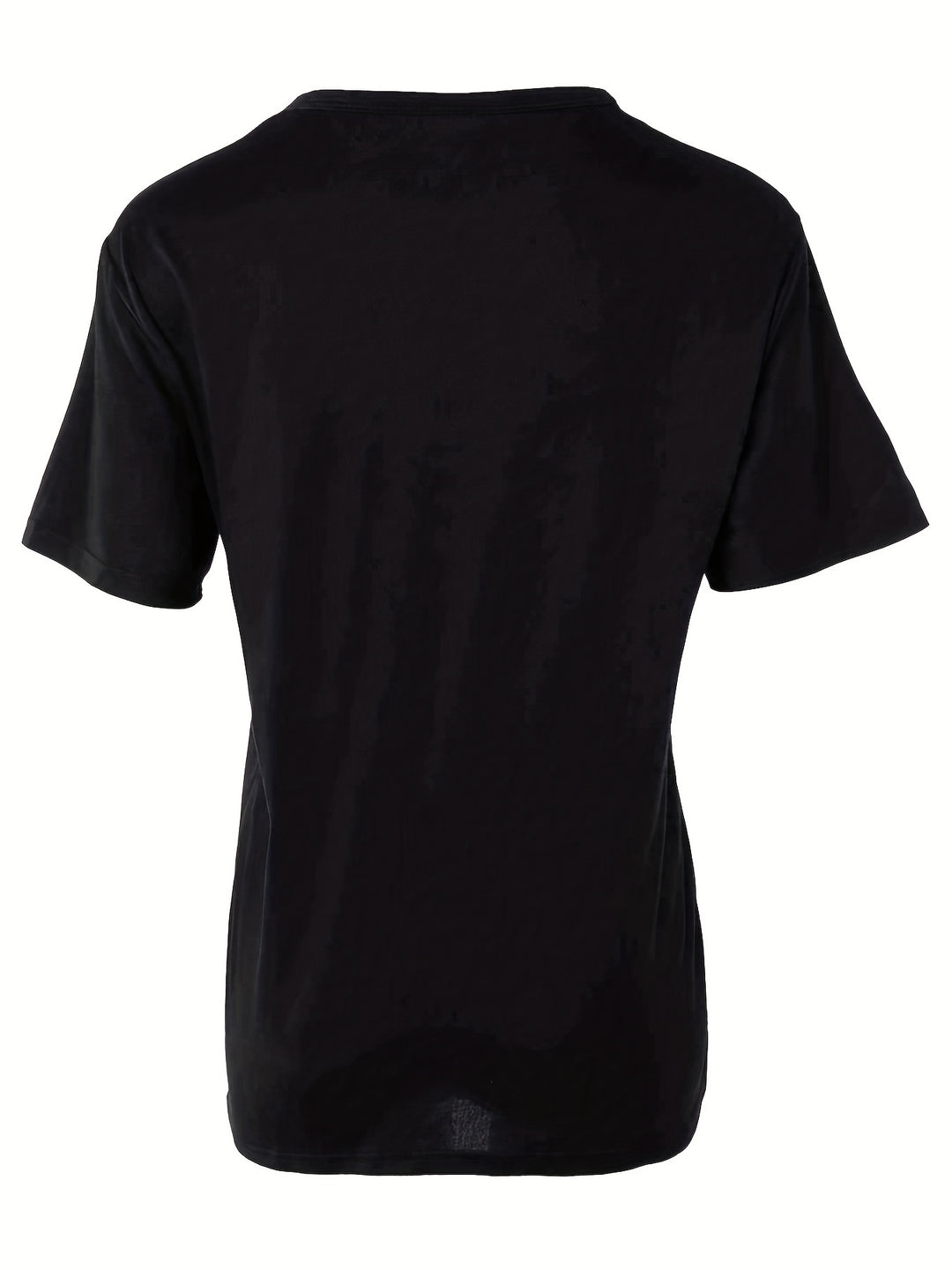 Plus Size Casual T-shirt, Women's Plus Letter & Heart Print Crew Neck Short Sleeve Medium Stretch T-shirt