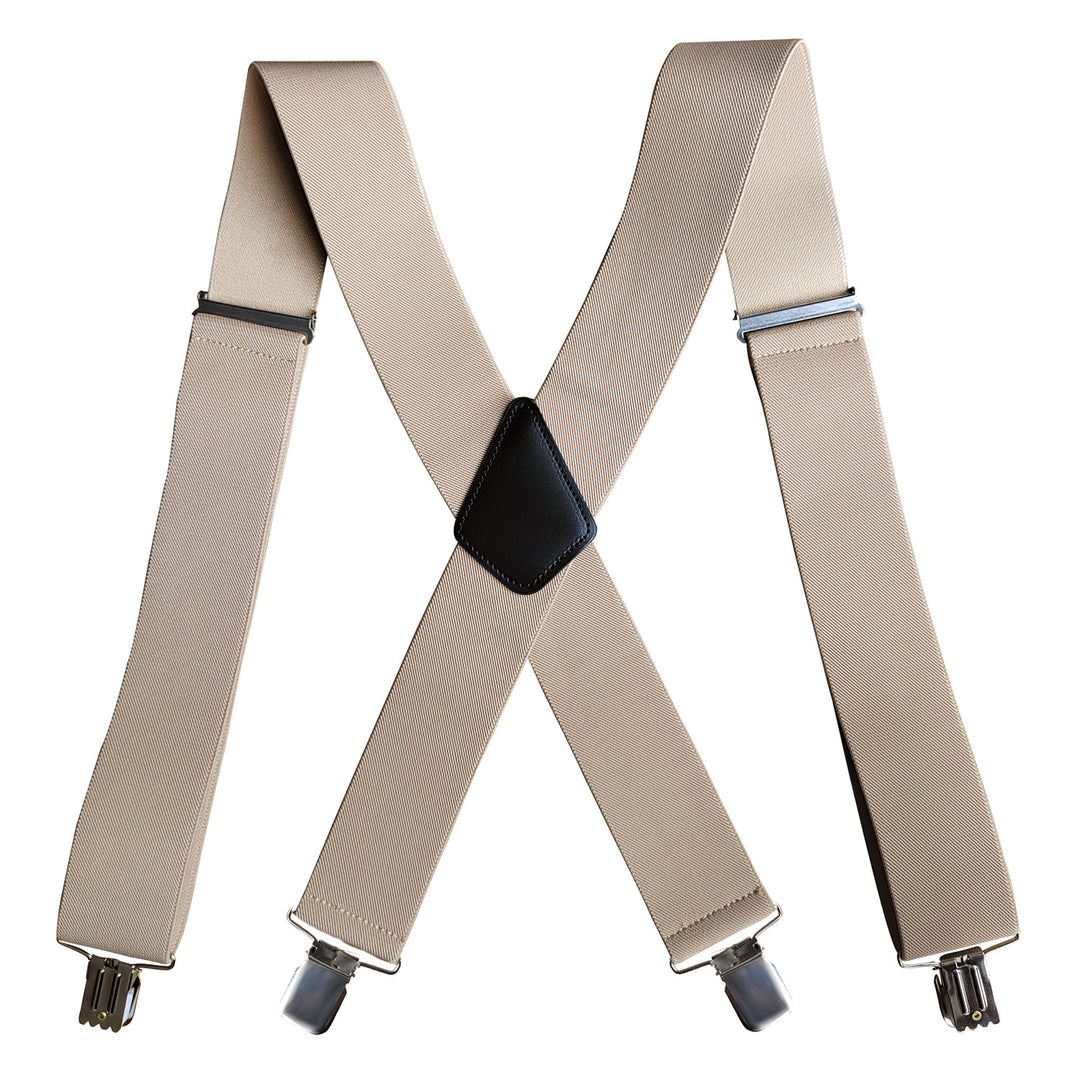 Men's Casual X-shape Adjustable Elastic Suspenders Braces