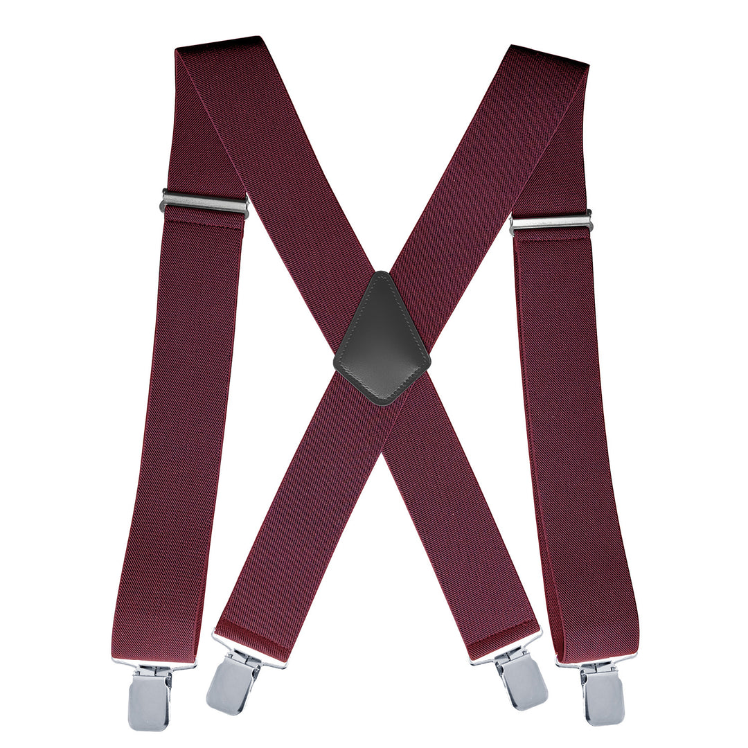Men's Casual X-shape Adjustable Elastic Suspenders Braces