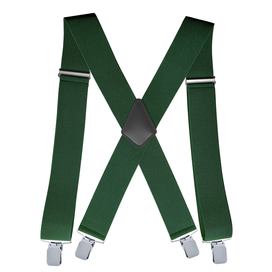 Men's Casual X-shape Adjustable Elastic Suspenders Braces