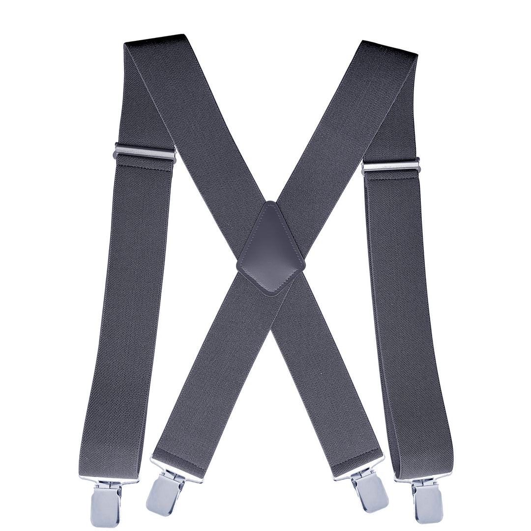 Men's Casual X-shape Adjustable Elastic Suspenders Braces