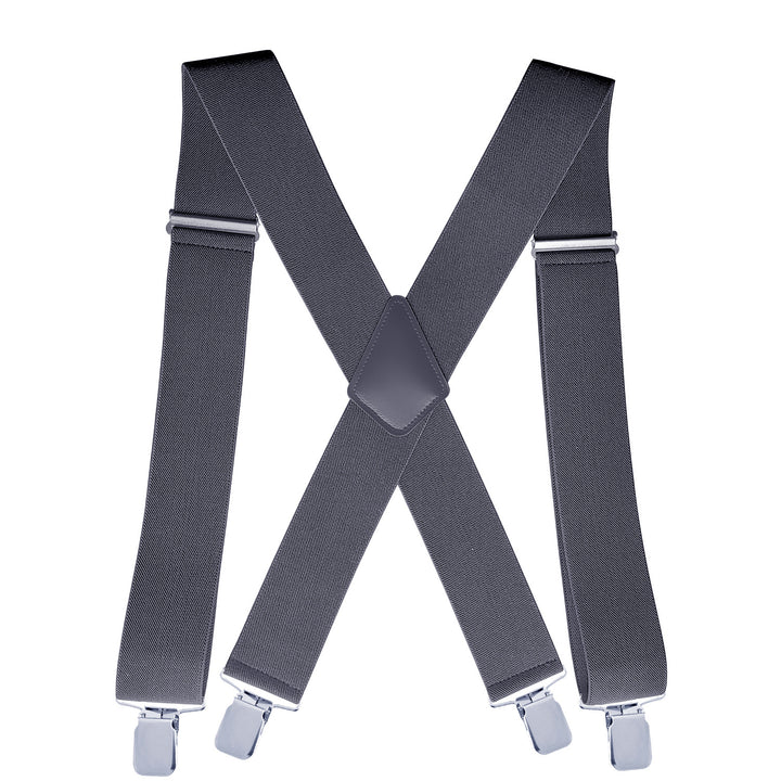 Men's Casual X-shape Adjustable Elastic Suspenders Braces
