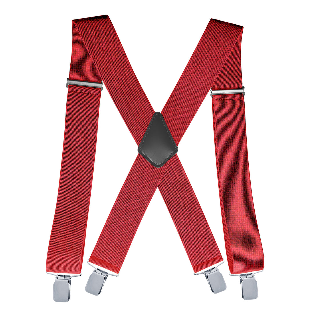 Men's Casual X-shape Adjustable Elastic Suspenders Braces