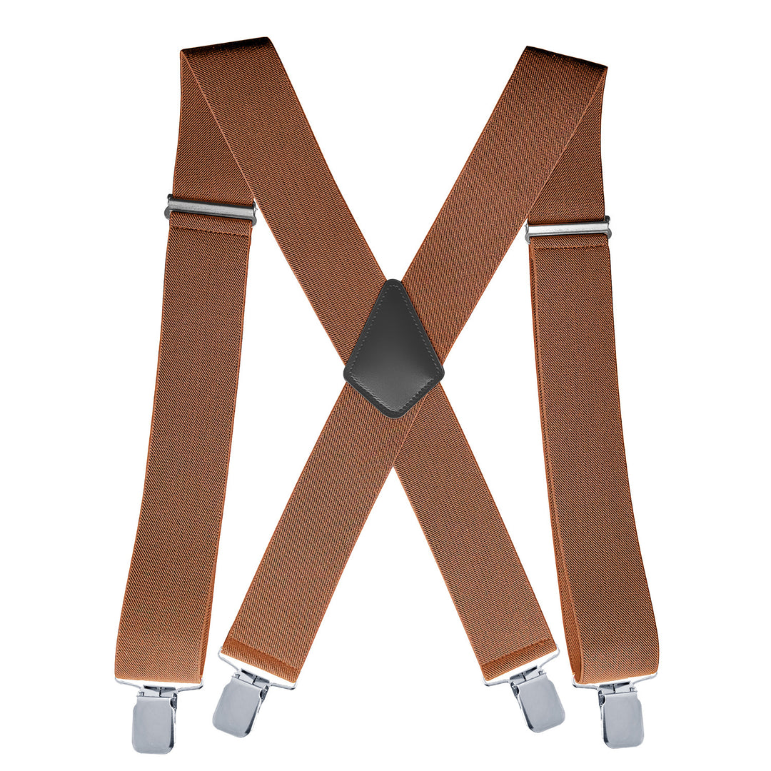 Men's Casual X-shape Adjustable Elastic Suspenders Braces