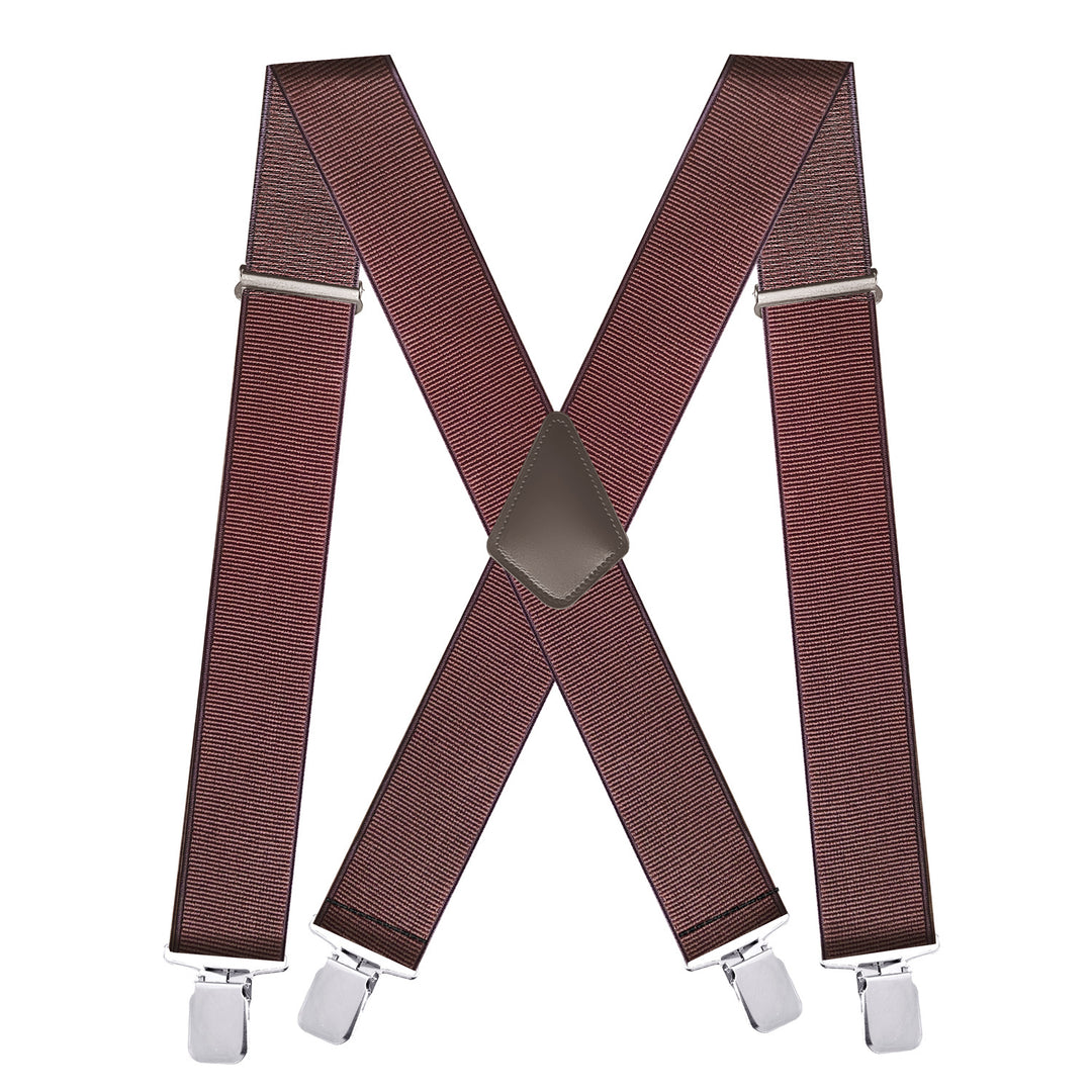 Men's Casual X-shape Adjustable Elastic Suspenders Braces
