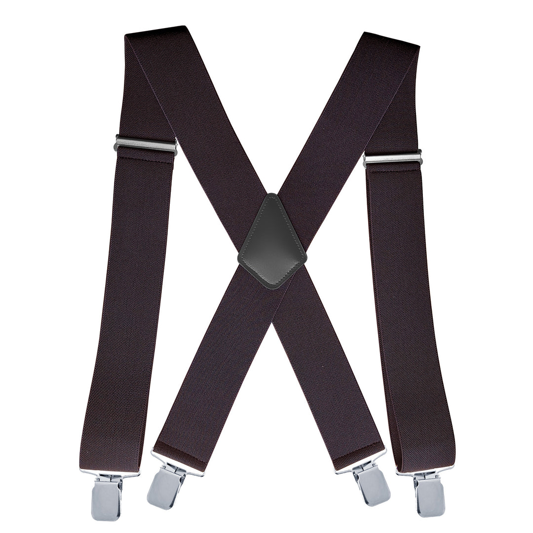 Men's Casual X-shape Adjustable Elastic Suspenders Braces