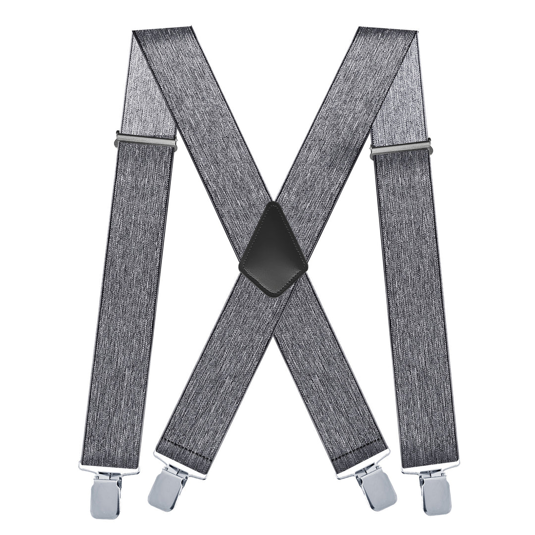 Men's Casual X-shape Adjustable Elastic Suspenders Braces