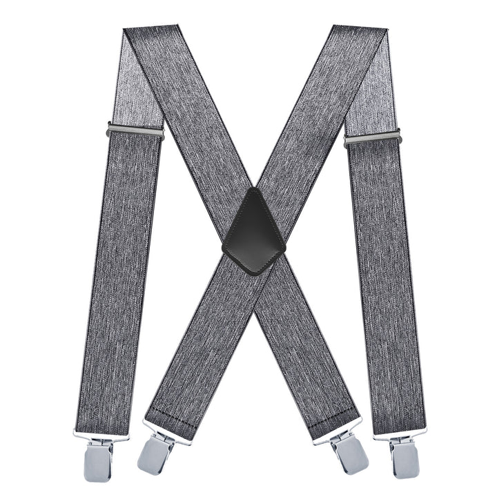 Men's Casual X-shape Adjustable Elastic Suspenders Braces