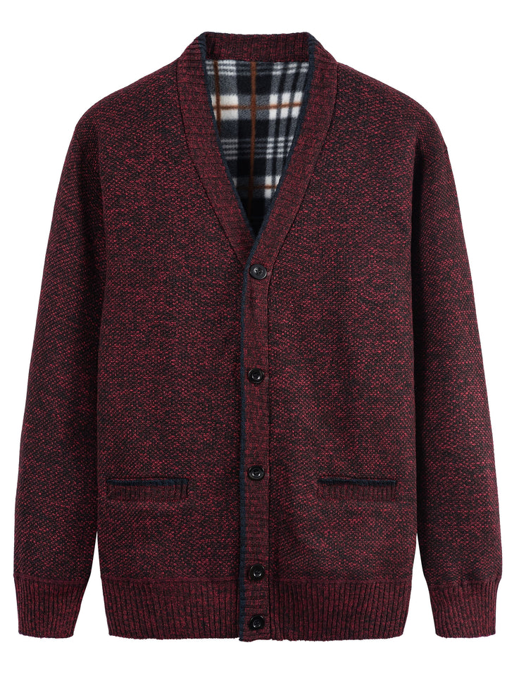 Men's V-neck Cardigan Casual Knit Jacket For Fall Winter Men Clothes Best Sellers