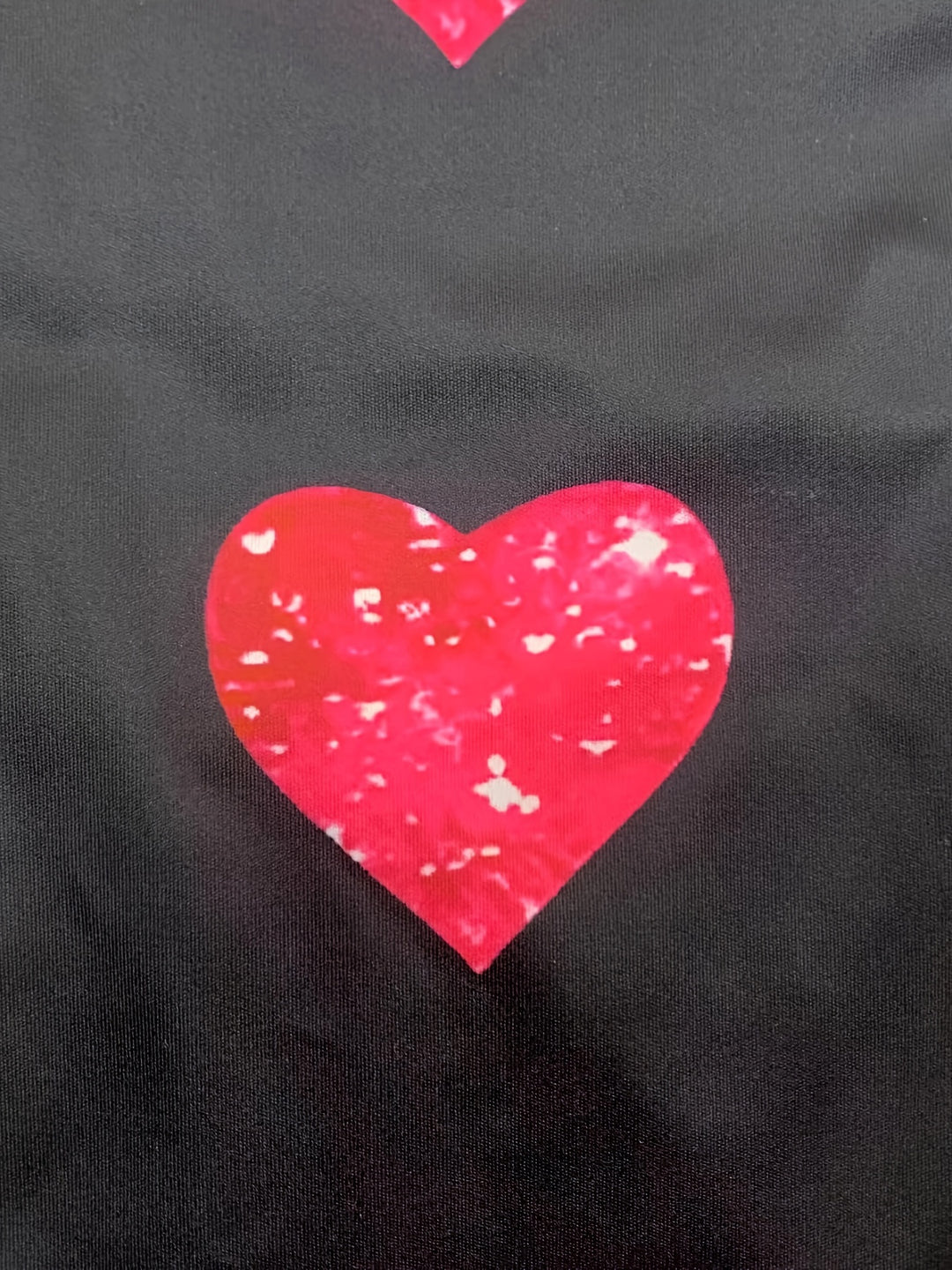 Plus Size Heart Print Skinny Leggings, Casual Every Day Stretchy Leggings, Women's Plus Size Clothing