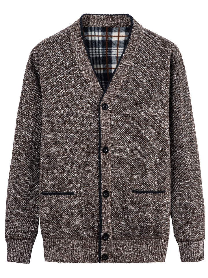 Men's V-neck Cardigan Casual Knit Jacket For Fall Winter Men Clothes Best Sellers