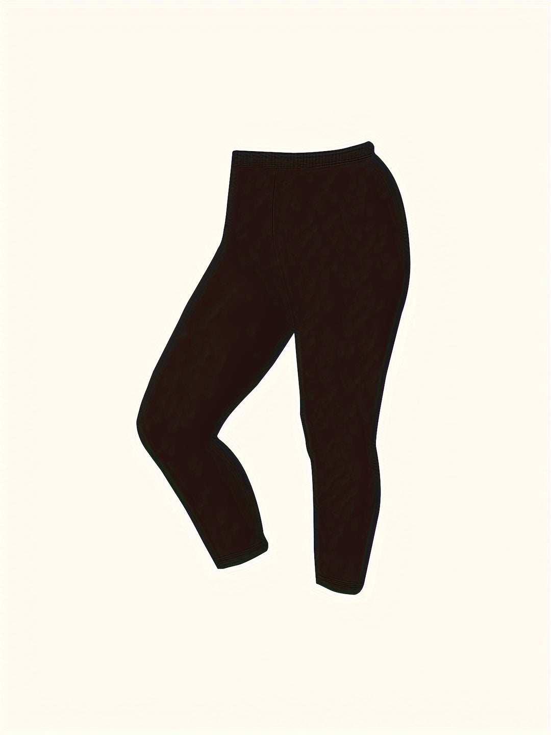 Plus Size Heart Print Two-piece Set, Crew Neck Long Sleeve Top & Leggings Outfits, Women's Plus Size Clothing