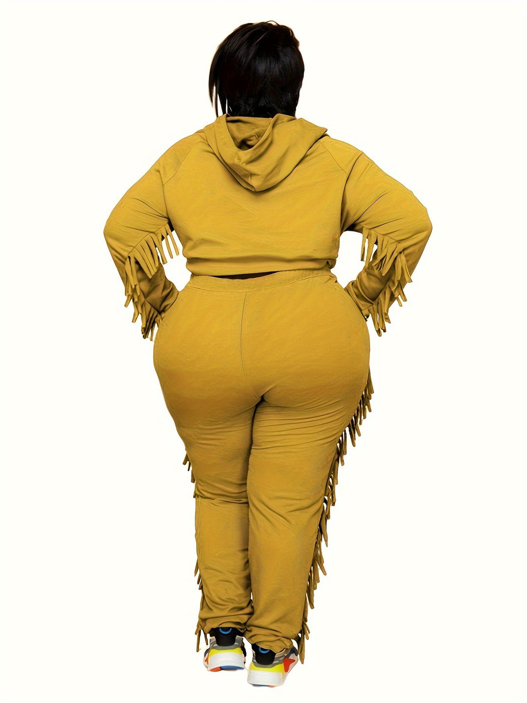 Stylish Plus Size Hoodie and Pants Set for Women, Perfect for Casual Wear