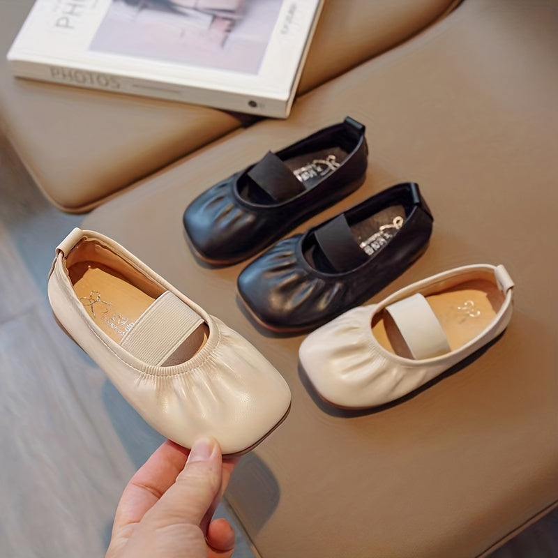 JIAGEYA Trendy Slip On Low Top Loafer Shoes For Girls, Lightweight Comfortable Non Slip Flat Shoes For Indoor Outdoor, All Seasons