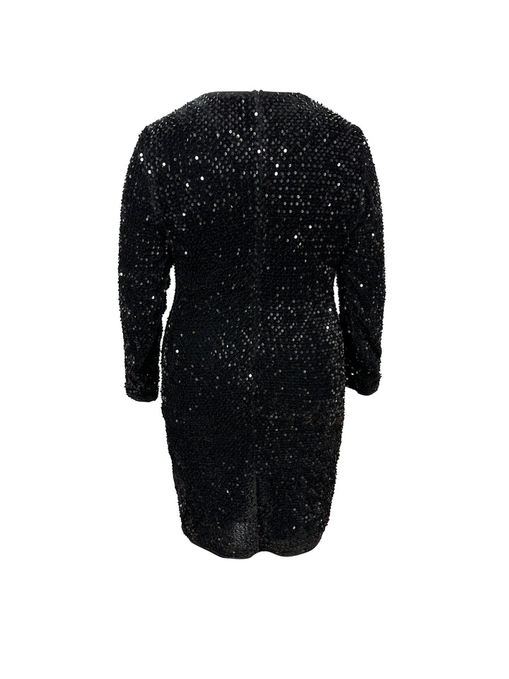 Stunning Plus Size Sequin Bridesmaid Dress for Formal Occasions