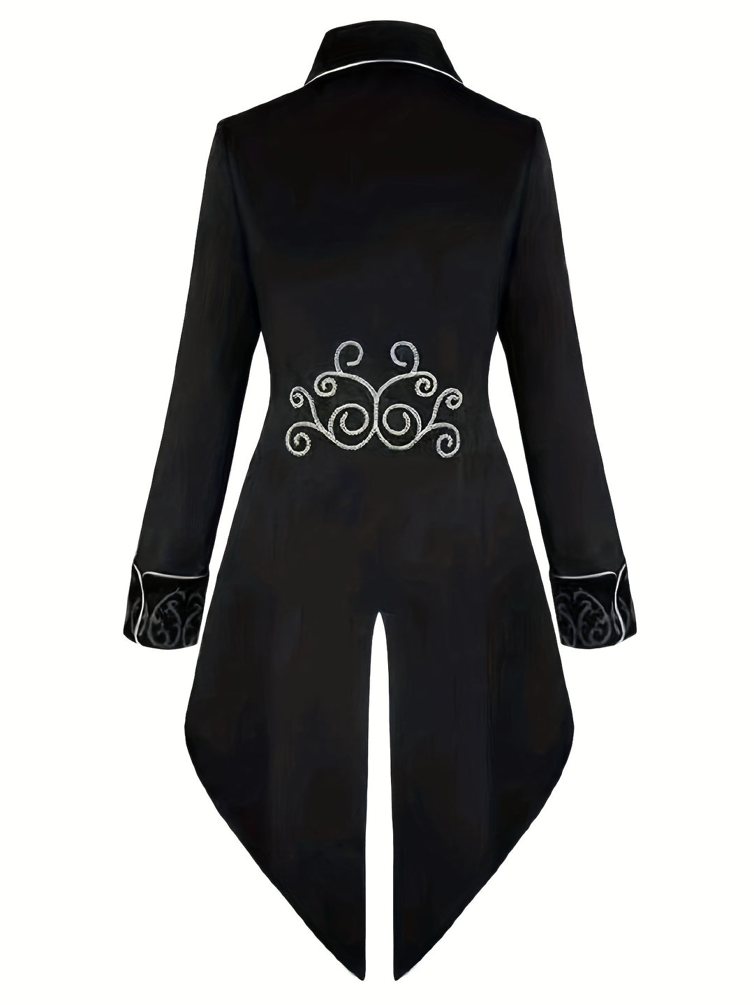 Retro Steampunk Gothic Embroidered Victorian Jacket Vintage Tailcoat Medieval Frock Coat Renaissance Costume For Men