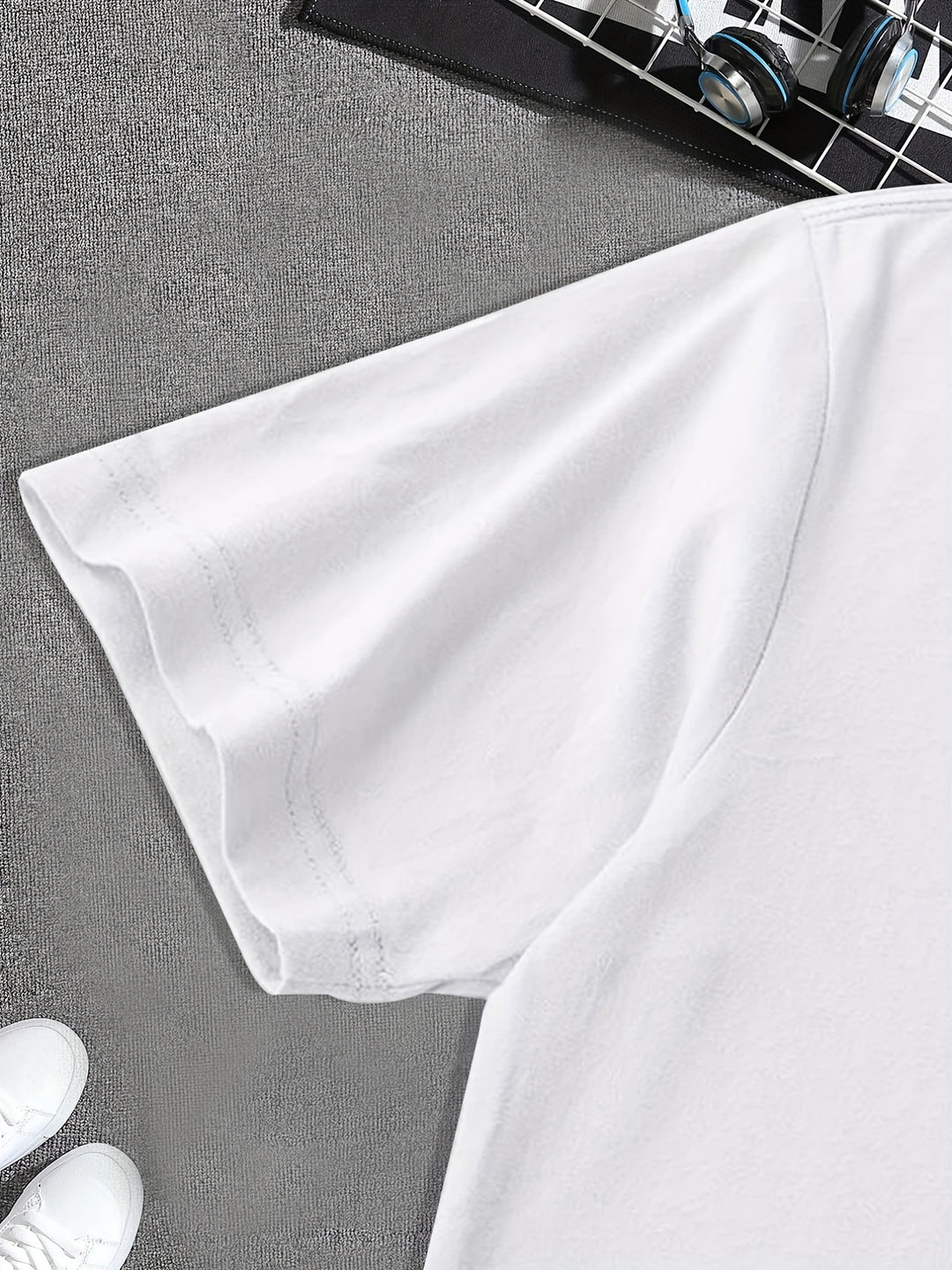The Greatest Mistake You Can Make Is To Die Without Jesus Letter Print Men's Casual Short Sleeve Crew Neck T-shirt, Fashion Graphic Tee Loungewear Pajamas Top Summer Men's Home Clothes