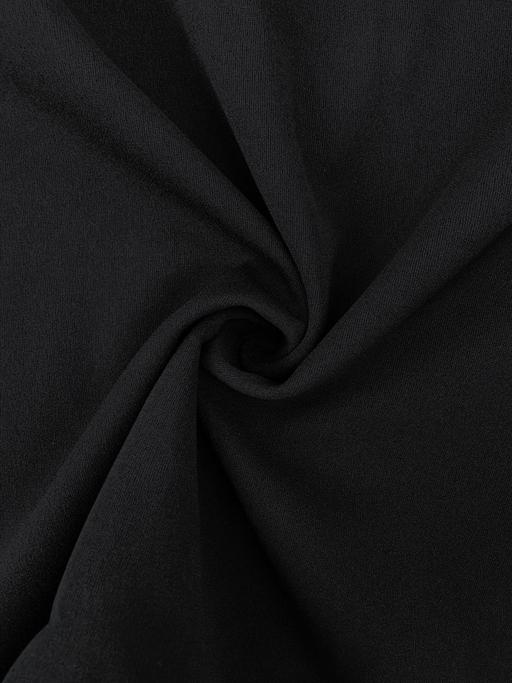 Plus Size Solid Two-piece Set, Crew Neck Short Sleeve Top & Pants Outfits, Women's Plus Size Clothing