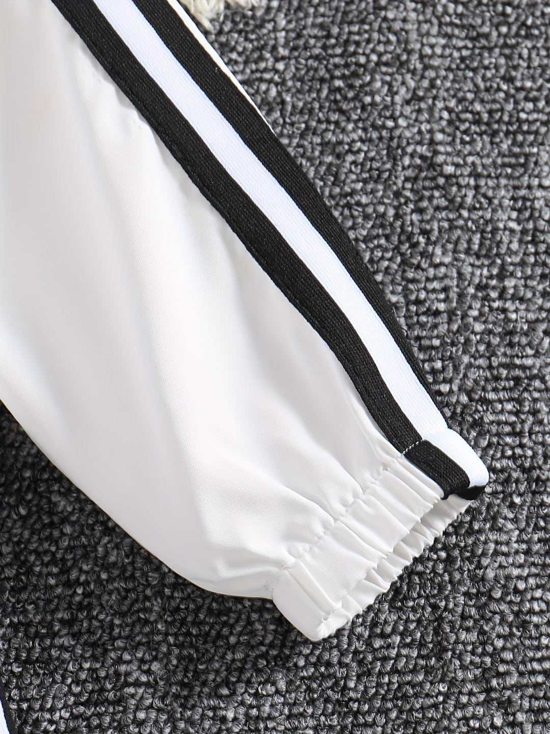 Girl's Sporty Style Outfit 2pcs, Zip Up Jacket & Color Clash Tank Dress Set, Kid's Clothes For Spring Autumn