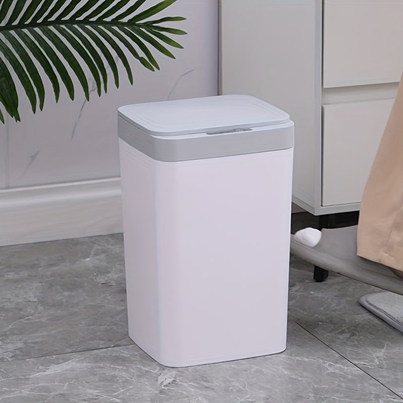 Smart Touchless Trash Can: Fully Automatic Multi-function Electric Touch Storage Bucket Automatic Motion Sensor Rubbish Bin With Lid, Electric Waterproof  For Home, Kitchen & Bathroom