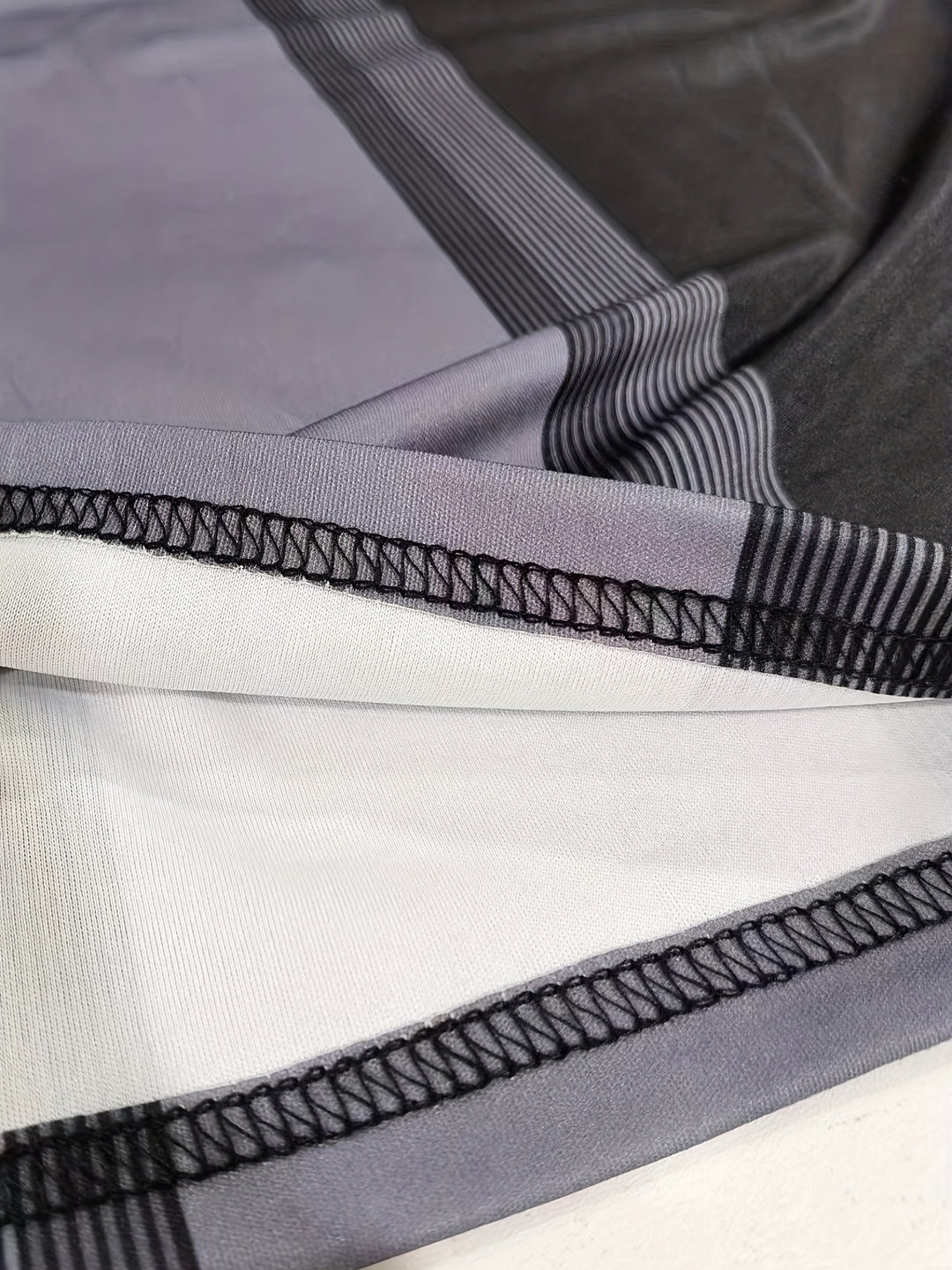 Color Block Pattern 3D Print Men's Casual Short Sleeves Zipper Graphic Shirts, Lapel Collar Tops Pullovers, Men's Clothing For Summer