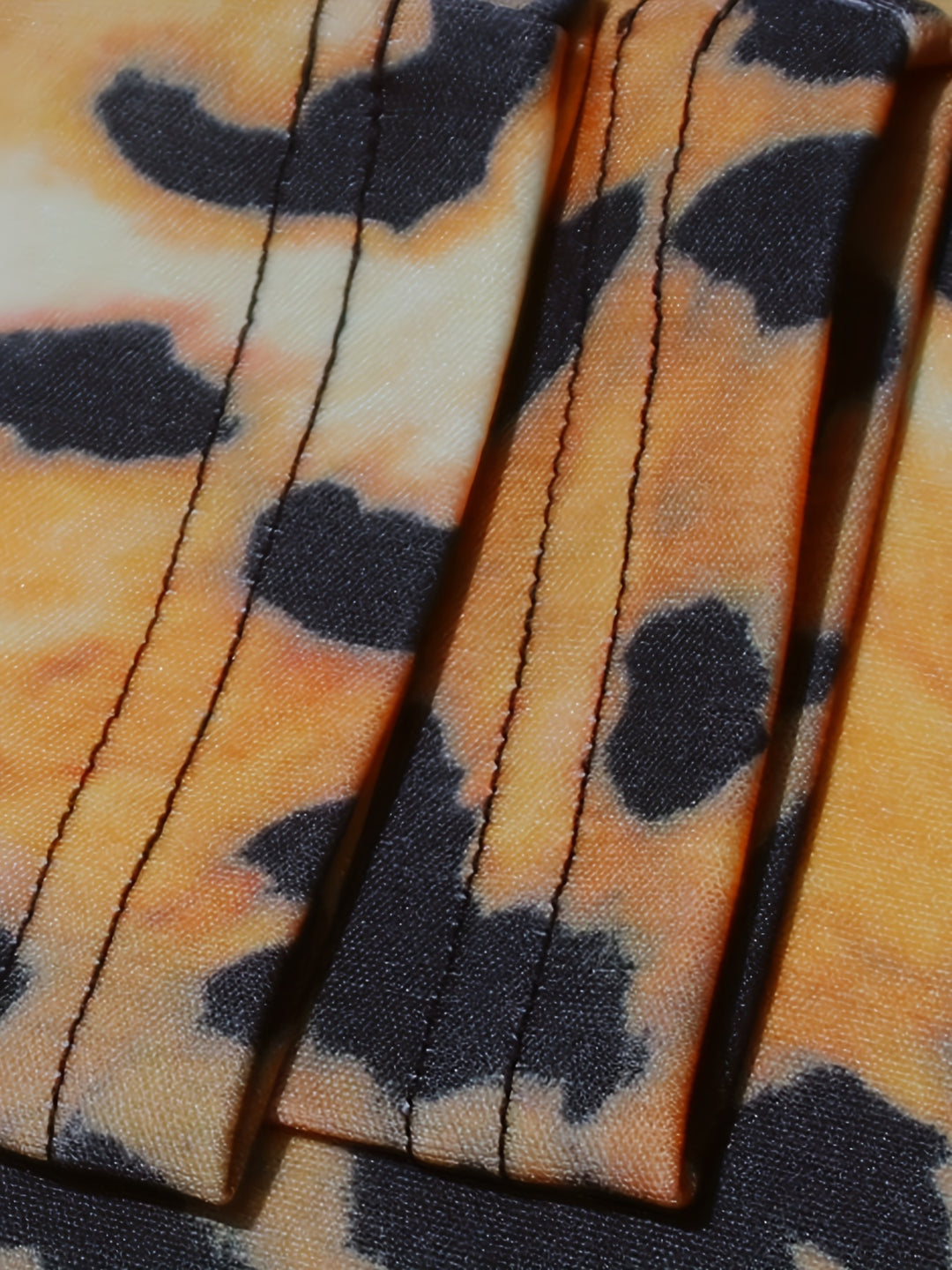 Plus Size Sexy Dress, Women's Plus Leopard Print Long Sleeve Round Neck Maxi Slim Fit Dress