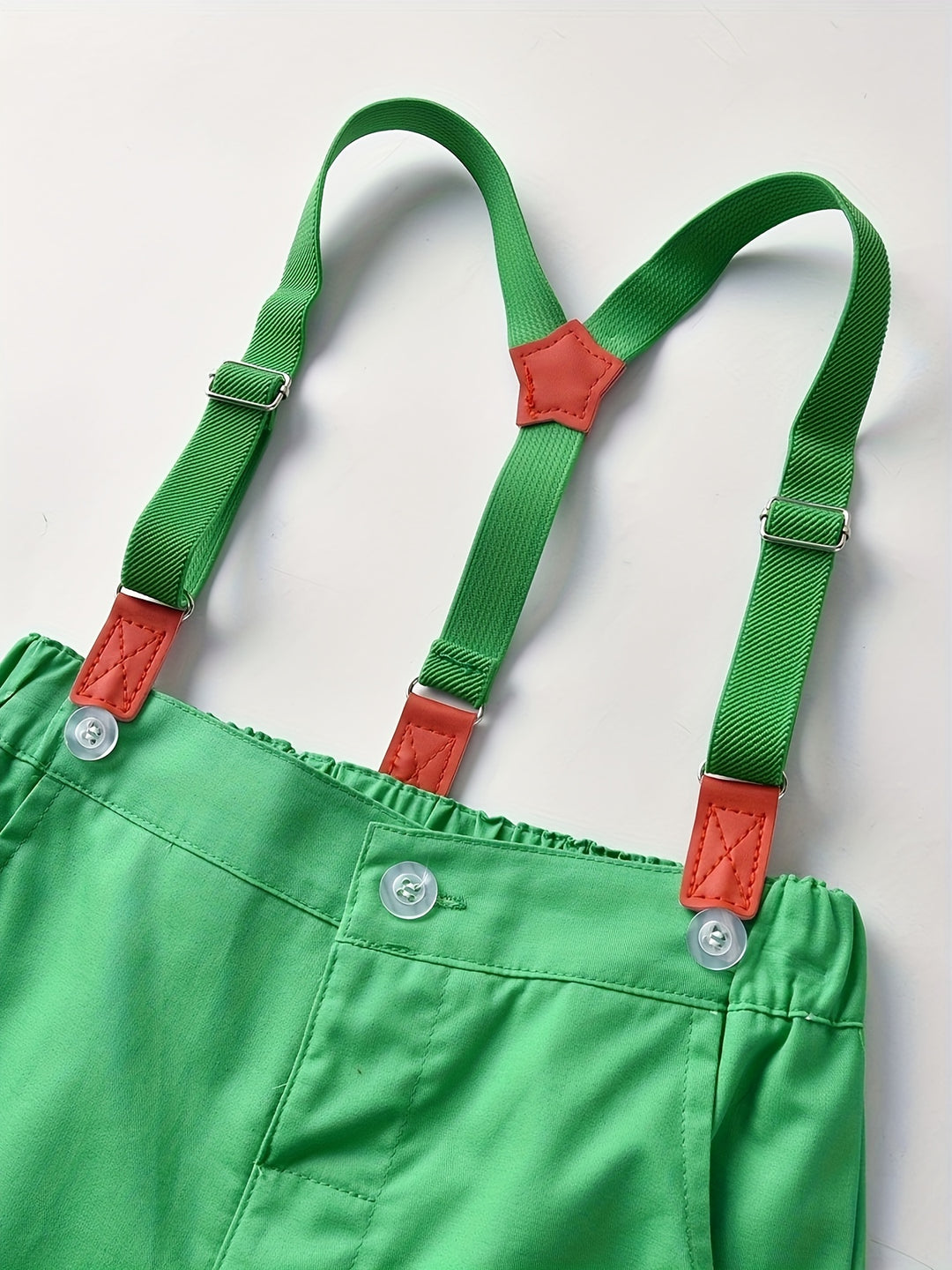 Boy's Christmas Style Gentleman Outfit, Plaid Pattern Bowtie Shirt & Vest & Overalls Set, Formal Wear For Speech Performance Birthday Party, Kid's Clothes For Spring Fall Winter