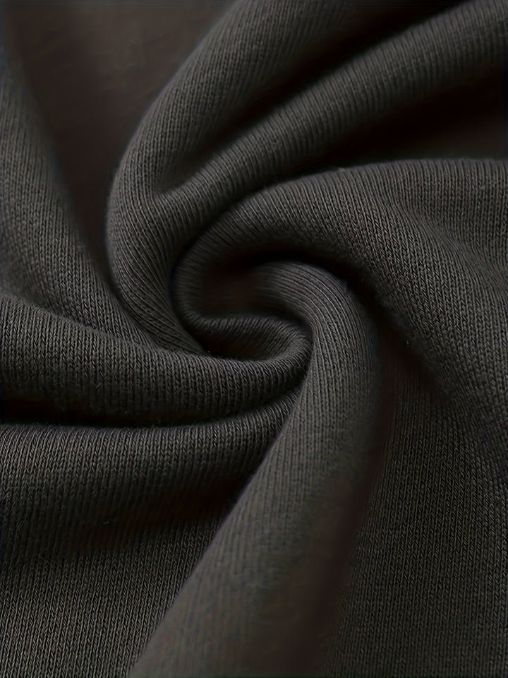 Plus Size Casual Outfits Set, Women's Plus Ombre Slogan Print Long Sleeve Round Neck Sweatshirt & Jogger Sweatpants Outfits Two Piece Set