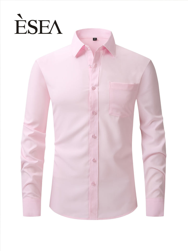 Men's Dress Shirts Multicolor Long Sleeve Button Down Shirts