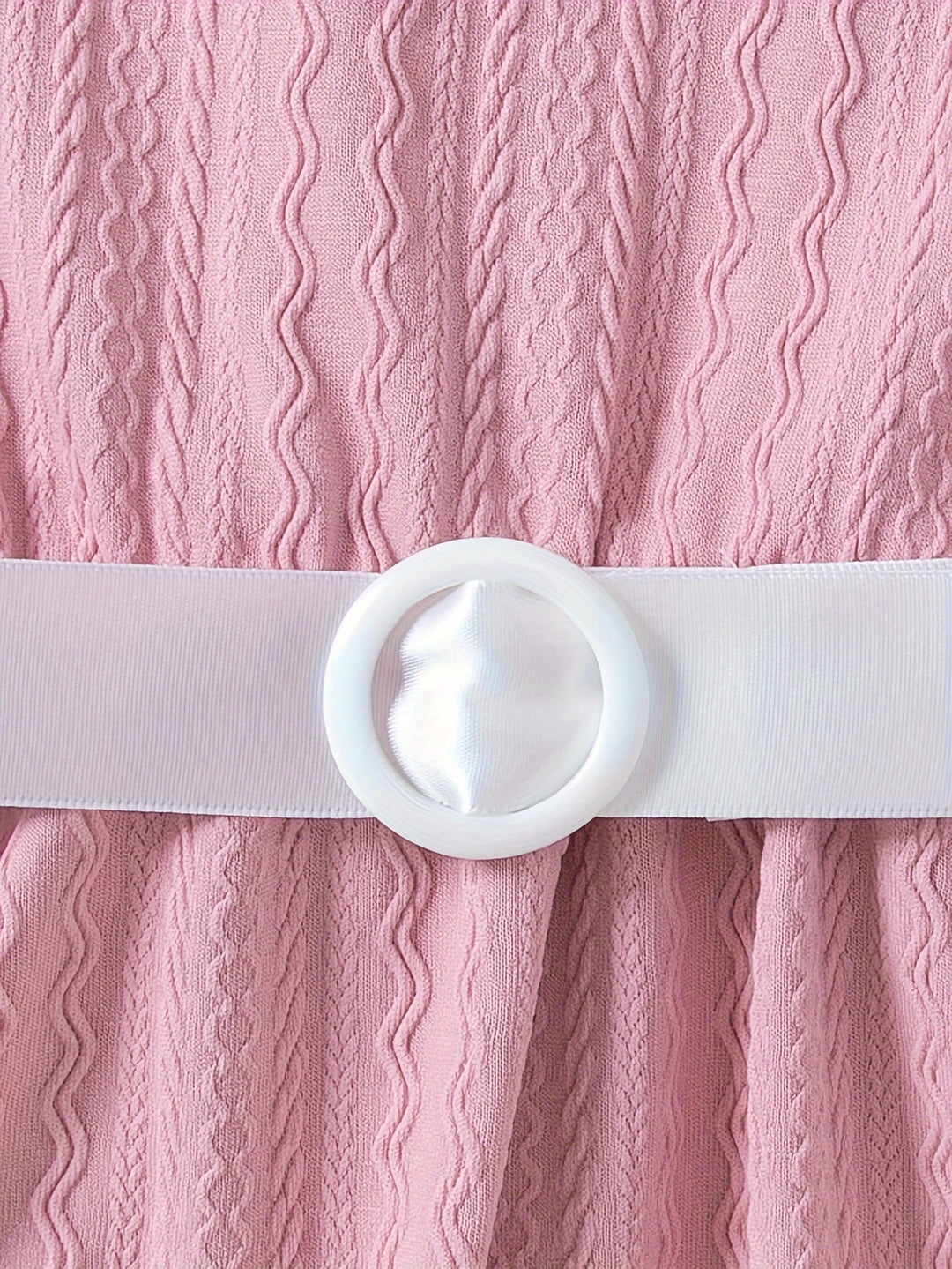 Sweet & Elegant Splicing Puff Long Sleeve Dress For Spring Fall Christmas Gift