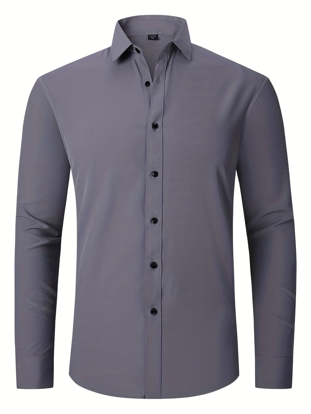 Men's Formal Classic Design Button Up Shirt, Male Clothes For Spring And Fall Business Occasion