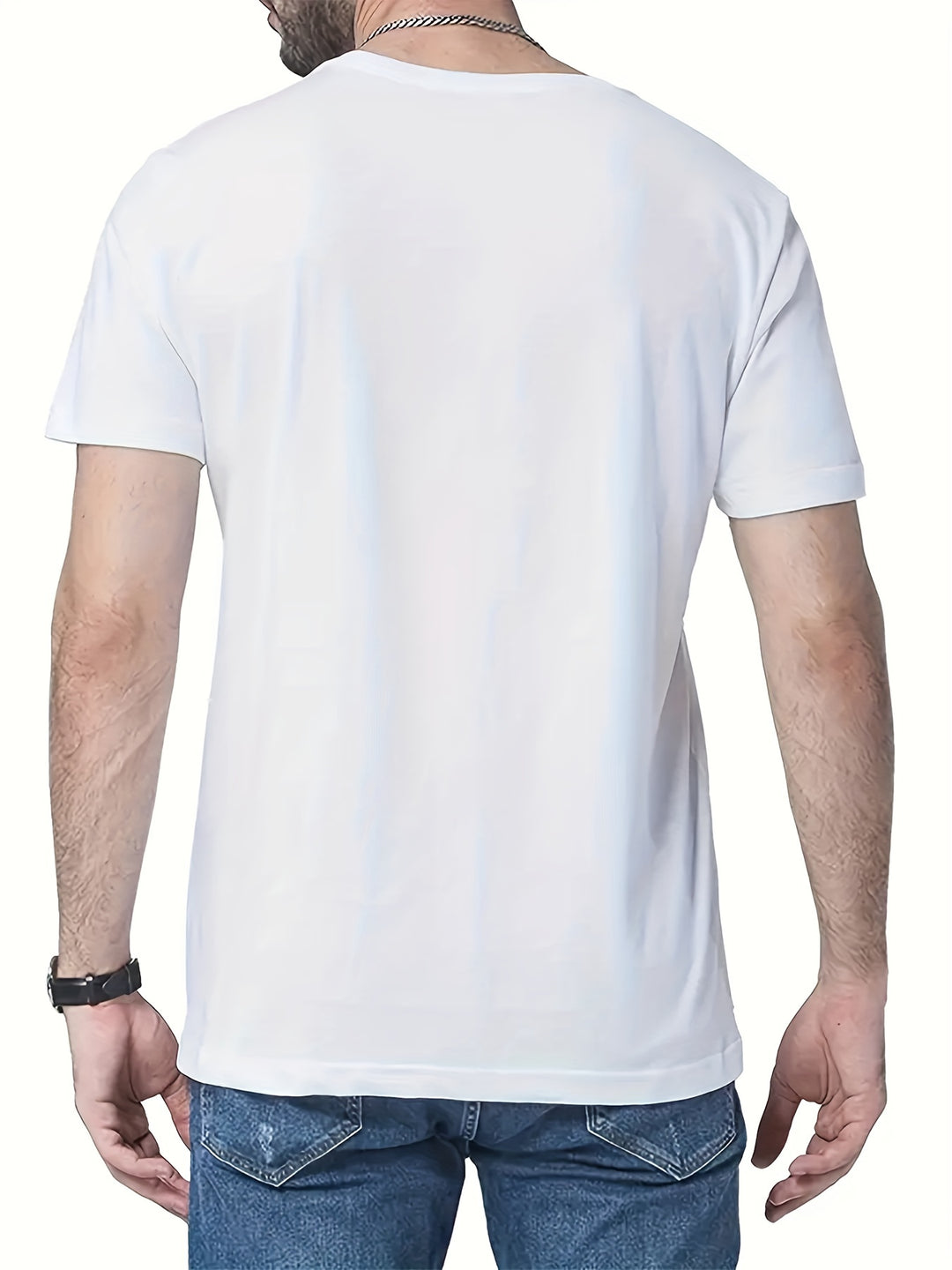 Tees For Men, 'God Kept Me' Print T Shirt, Casual Short Sleeve Tshirt For Summer Spring Fall, Tops As Gifts