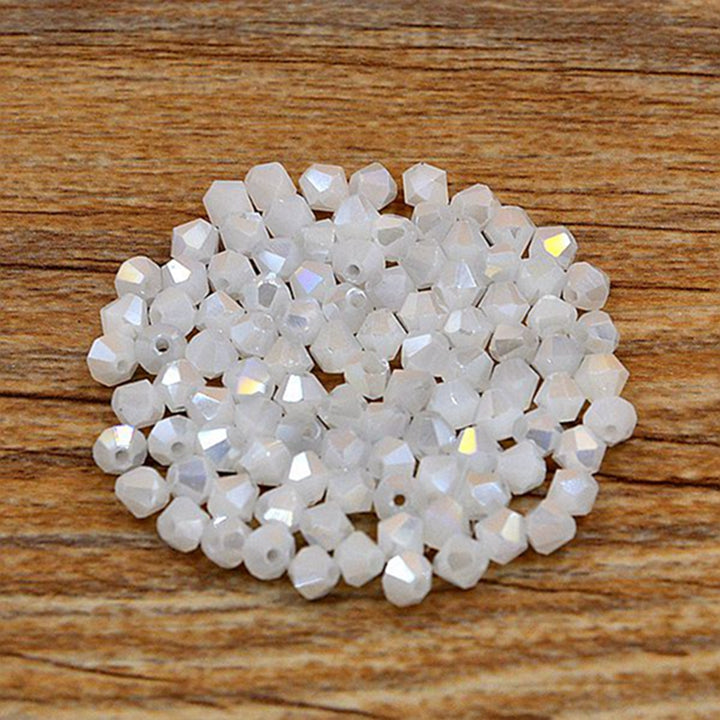 300pcs(About 0.78oz)/540pcs(About 1.34oz) Exquisite 4mm Bicone Loose Crystal Beads For Jewelry Making Accessories(3/3)