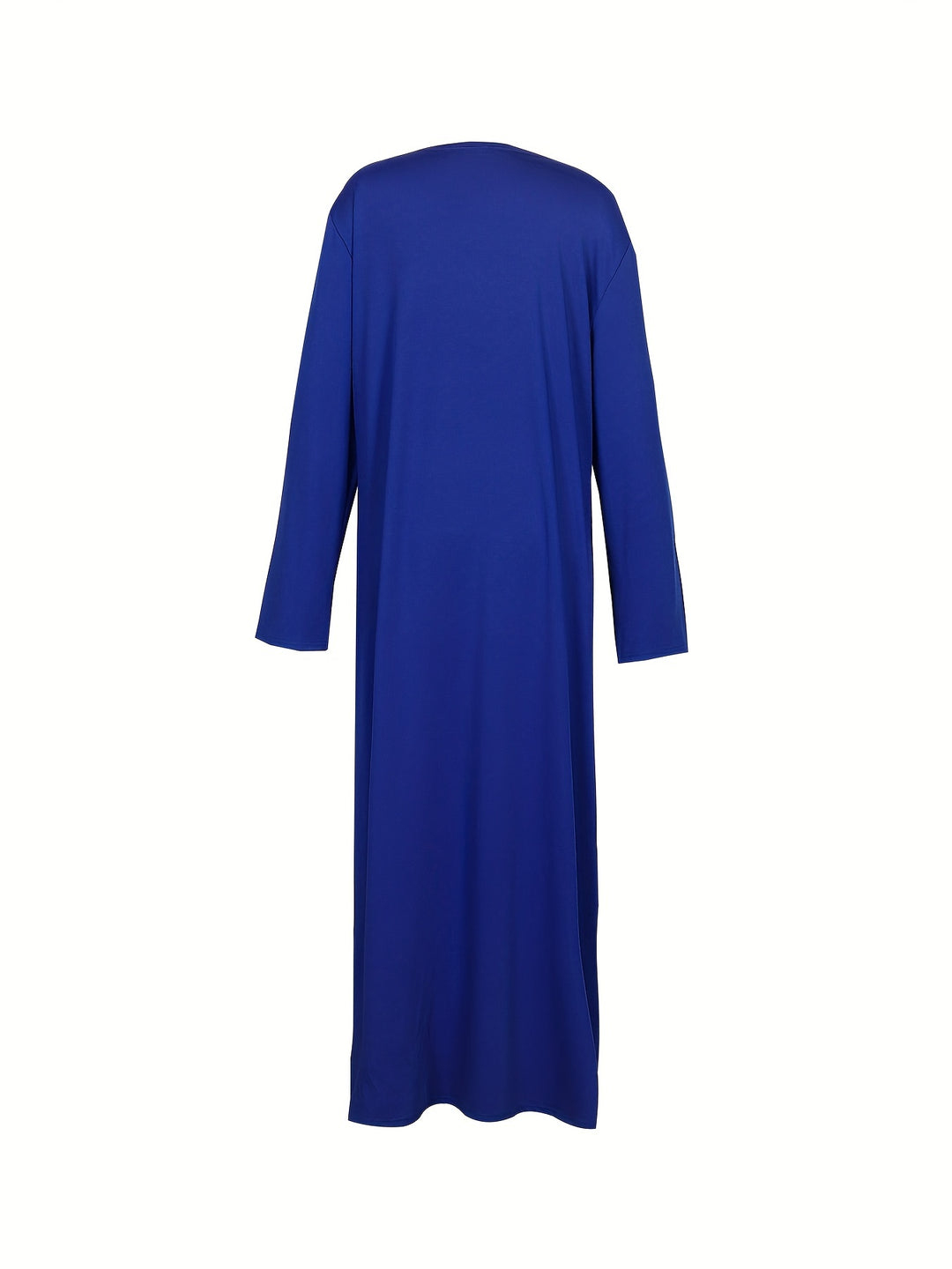 Plus Size Sexy Outfits Two Piece Set, Women's Plus Solid Long Sleeve Open Front Cardigan & Bodycon Tube Dress Outfits Two Piece Set