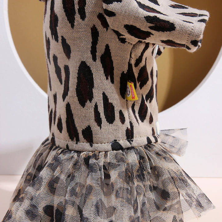 Stylish Leopard Print Pet Dress - Perfect for Small Breeds!