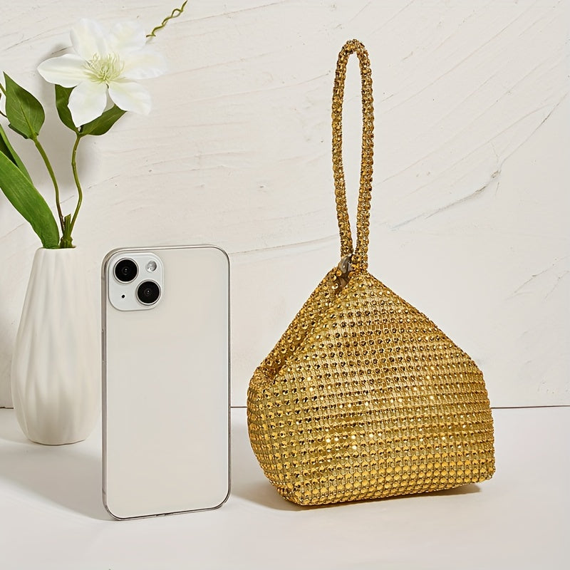 Sparkling Mini Rhinestone Clutch: The Perfect Accessory for Any Occasion