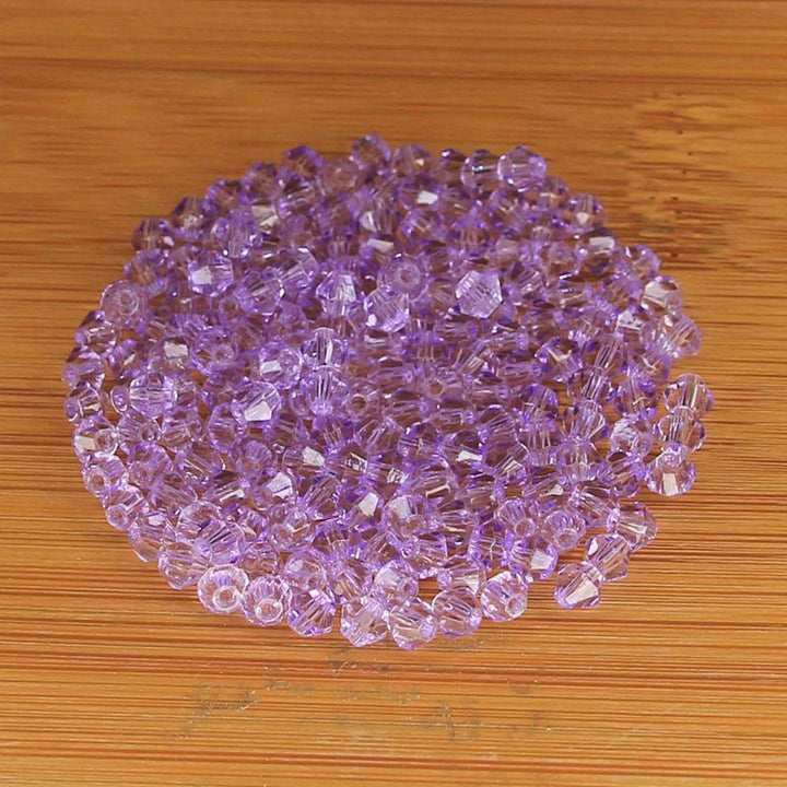 300pcs(About 0.78oz)/540pcs(About 1.34oz) Exquisite 4mm Bicone Loose Crystal Beads For Jewelry Making Accessories(3/3)