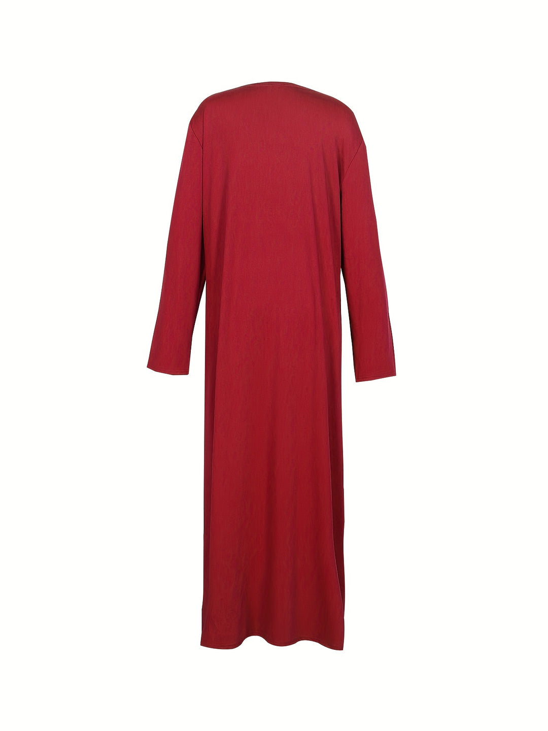 Plus Size Sexy Outfits Two Piece Set, Women's Plus Solid Long Sleeve Open Front Cardigan & Bodycon Tube Dress Outfits Two Piece Set