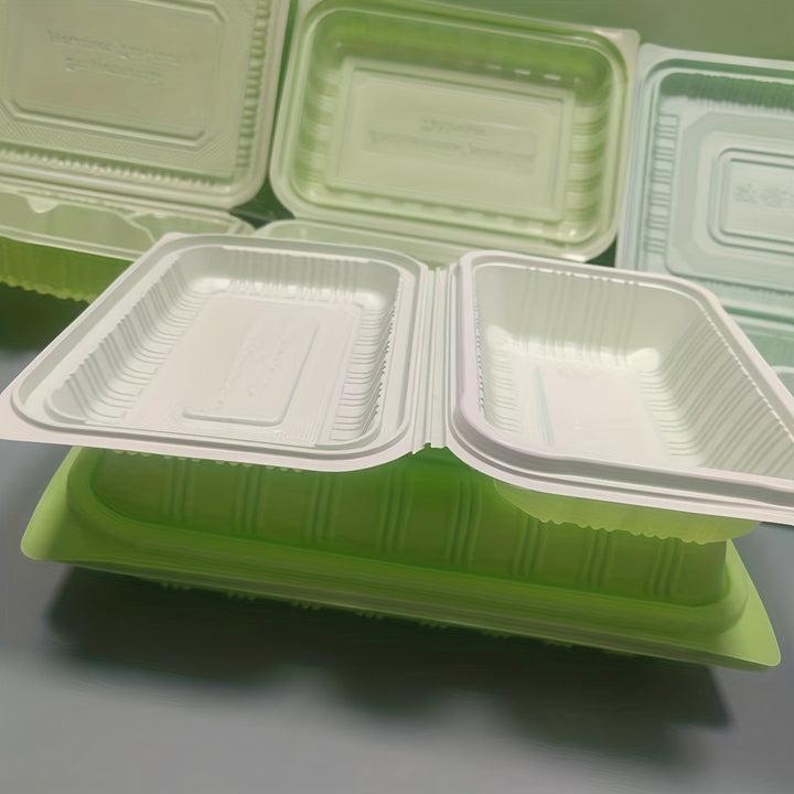 Square-Shaped Disposable Lunch Box - Perfect for Takeout!