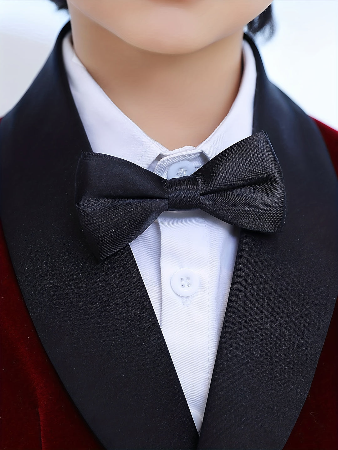 1pcs Boys Formal Gentleman Jacket, Long Sleeve Blazer, Kids Clothing For Competition Piano Performance Wedding Banquet Dress