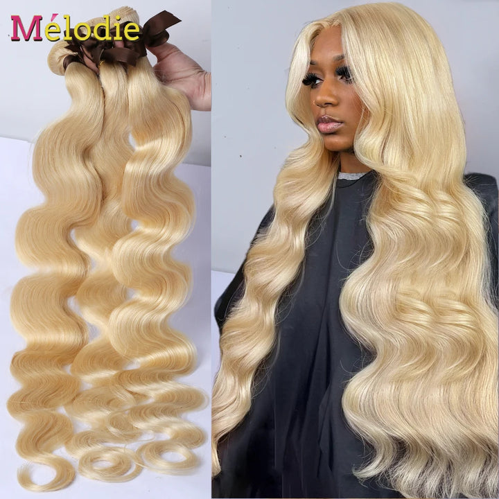 MELODIE Honey Blonde Body Wave Hair Bundles