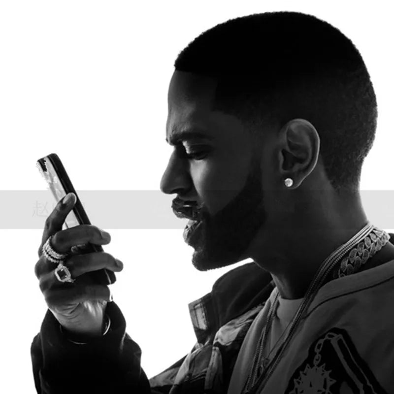 Shining Stainless Stee CZ Stud Earrings for Men 2019 Fashion Jewelry Clear Round Zircon Stone Stud Earring Women Accessories