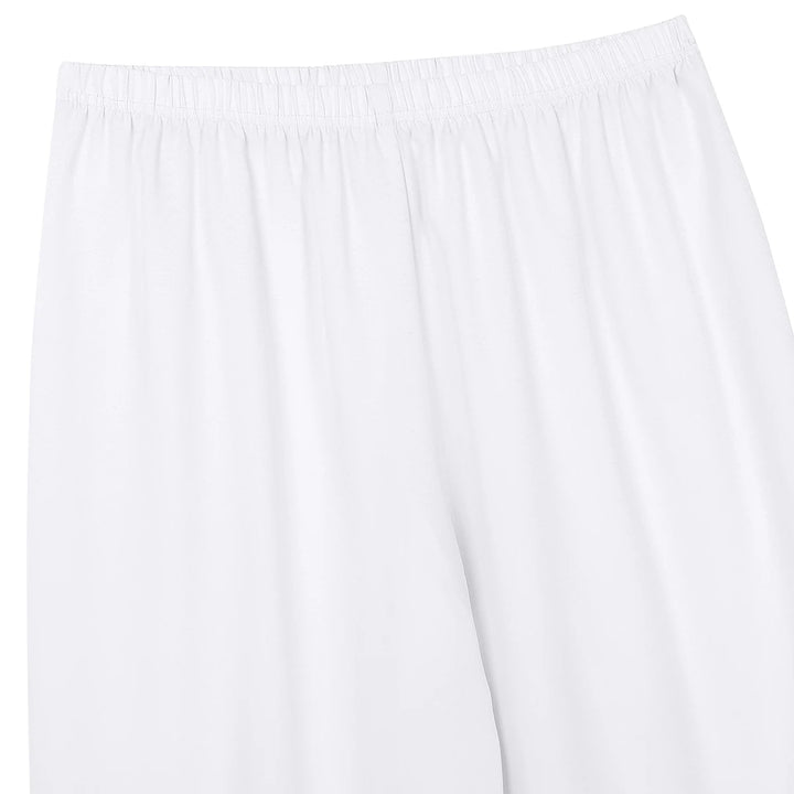 Women Ladies Sweet Dance Trousers Retro Vintage Elastic Waist Ruffles Hem Pantaloons Bloomers Underpants Victorian Era Costume